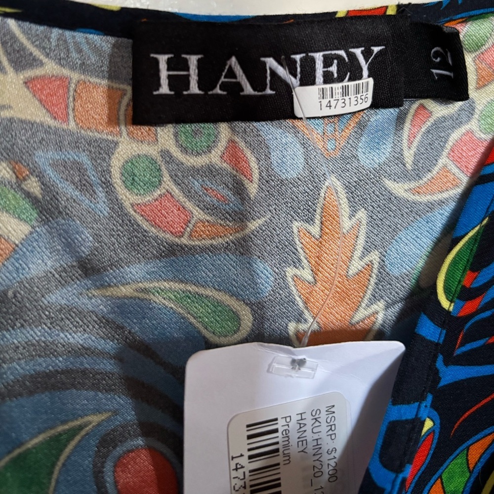 Haney Olivia Faux Wrap Midi Dress - Picture 9 of 12